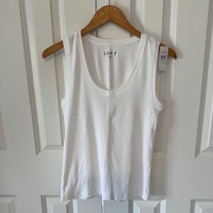 NWT LOFT Women's White Tank Top
